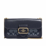 Coach 女士 Morgan 徽標斜挎包均碼碼常規、20cm*4.5cm*11cm