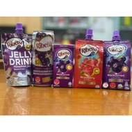 《Ribena》1)Jelly Drink果冻饮料2) Ribena Sparkling罐装饮料3)Cheerpack Regular原味4)Cheerpack Strawberry草莓口味5)Ori