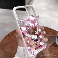 Hello Kitty Pink Photo Frame Phone Case Compatible with iPhone Magnetic Protective Shell 11Pro 13Pro