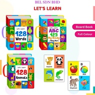 Let's Learn Small Board Book | Words | Animals | My Body | - Children Books