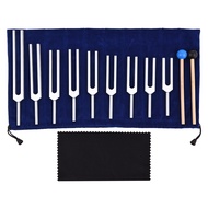 [musbmy] Tuning Fork Set 9 Forks 174/ 285/ 396/ 417/ 528/ 639/ 741/ 852/ 963Hz for Sound Musical Ins