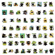 ลายแมวดำ Sticker BLACKCAT สติกเกอร์ Cute Cartoon สำหรับตกแต่งโน็ตบุ๊ค แท็บเล็ต เคสโทรศัพท์