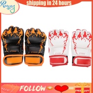 Rubikcube Kickboxing Gloves  MMA PU Leather for Martial Arts Fighting Sanda Men and Women Boxing Punching Bag