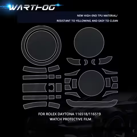 Watch Protective Film For Rolex Cosmograph Daytona 116518 116519 40mm Oyster Bracelet Model