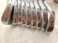 9pc) L-Flex Honma ladies pink iron set Golf Clubs