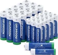Deleepow NiMH 3300mAh AA Rechargeable Batteries 16 Pack 1.2V AA Rechargeable Battery and 16 Pack AAA