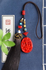 天然原礦硃砂精品帝王砂 平安 車掛