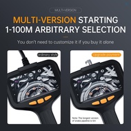 Inspection Camera Dual Lens Inspection Camera with Light 5m/16.4FT Industrial Borescope IP67 Waterpr