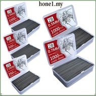 HONE 250/500/1000PCS Automatic Pencil Refill, Black 0.5/0.7/0.9/1.3/2.0mm Mechanical Pencil Lead, 90