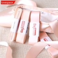 LOVESPACE 200cm Woman Satin Canvas Ballet Pointe Shoes Bandage For Ballerina Dancing B4D8