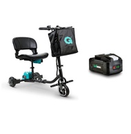 G 3 Wheel Folding Mobility Scooter Electric Powered Portable Ultra Lightweight & 48V 2Ah Lithium Ion