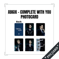 [READYSTOCK] Kpop AB6IX Complete With You Hd Photocard (PVC CARD) photo card daehwi woong woojin don