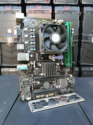 AMD X4 4คอร์ 3.3 GHz + (เมนบอร์ด) AM3+ FX คล่ะรุ่น + RAM 4GB พร้อมใช้งาน ยกชุด