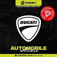 Ducati 01 Vinyl Stickers | Sticker | Kereta | Motor | Helmet | Basikal | Decoration