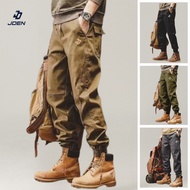 JDEN Cargo Pants Men Seluar cargo Lelaki Straight Cut Loose Casual Regular Fit 32-85kg- Fashion New 
