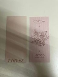 Godiva 50蚊現金卷