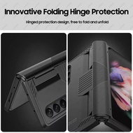 Samsung Galaxy Z Fold 3 Fold3 5G Case RobotOriginal Full Cover Hinge Hinge Protection Casing Hardcas