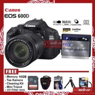 [NEW] Canon EOS 600D CAMERA+Lens KIT 18-55MM IS - 1 Year Warranty - DSLR CAMERA 700d M100 1300D