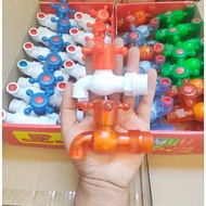 WHOLESALE 1 Box 12pcs Propeller-shaped Water Taps 3/s 4 Inch JEJE Plastic Wall Taps