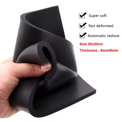 25x20cm OCA Vacuum Lamination Machine Rubber Mat 6mm/8mm Sponge Pad For iPhone Samsung LCD Screen Re