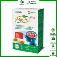 ( Hộp 60 Viên ) Migrin Plus hỗ trợ tăng cường tuần hoàn máu não tăng sức đề kháng cho cơ thể