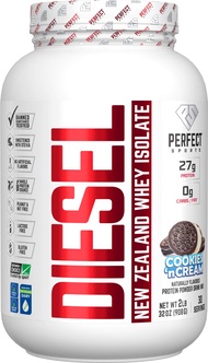 PERFECT SPORTS Diesel 100% New Zealand Whey Isolate - 2lbs Cookies 'n Cream