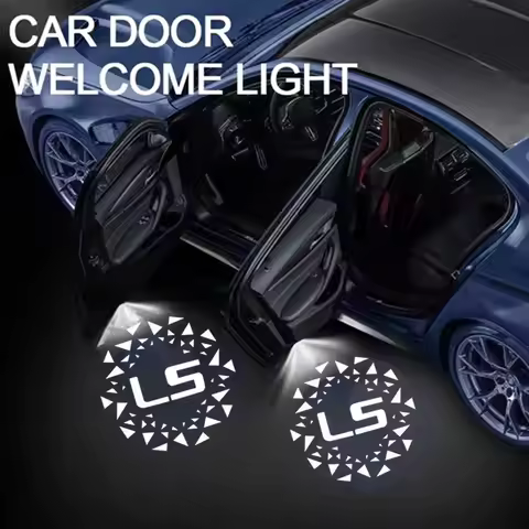 2PCS For Lexus LS 2005-2024 LS300 LS400 LS500 LS600 LS460 Led Emblem Lamps Car Door Lights Luces Pro