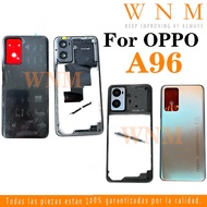 Back Battery Cover Housing For OPPO A96 CPH1233 Battery Back Cover Rear Door Case Replacement Part