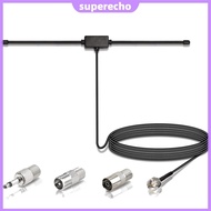 Hidden Adhesive Mount AM FM Radio Antenna FM Radio Antenna Car Dipole Antenna for Car FM TV Radio St