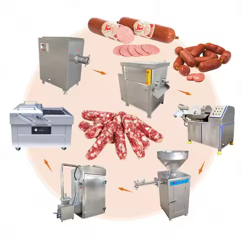 Customized Electrical Small Scale Sausage Make Machine Chorizo Make Machine Complete Sausage Make Li