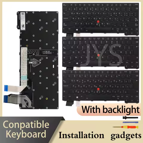 For Lenovo ThinkPad X13 Gen3 Gen4/L13 Gen3 Gen4/L13 Yoga Gen3 Backlit Keyboard IS IT KR LA NO NORD P