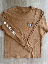 正版 聯乘限定 Carhartt WIP × SOPHNET. Hamilton Brown 經典焦糖啡 衛衣 Sweatshirt (Men's Size S)