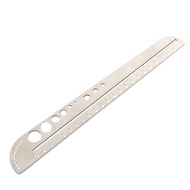 Thickened 3CR13 Stainless Steel Ruler Hexagon Socket E Tool Office Compass Protractor Scale Drawing 