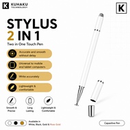 Kuhaku Stylus Pen 2 in 1 Universal For Ipad Android tablet All Device Touch Pen Capacitive Stylus