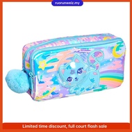 Australia Smiggle Original Children's Pencil Case Kawaii Girl Stationery Box Beautiful Black Starry 