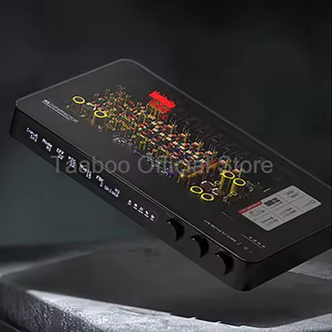 5.0 Bluetooth Processor SNR118dB Equalizer 62 Band EQ Mixer Preamp Audio Effector with 4.45 Inch Tou
