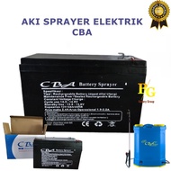 Cba Battery Sprayer Aki Kering Tangki Elektrik Cba 12V 8Ah Original