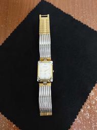 德國 Caesar 18K 鍍金 晶鑽 古著 腕錶 手錶