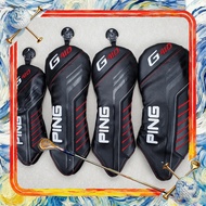 Protektor ng golf club PING G410 Golf No. 1.3.5 Wooden Club Cover Club Cover Head Cover Ball Head