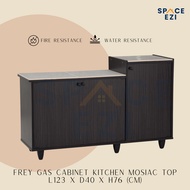 Space Ezi Gas Cabinet Kitchen/ Gas Kabinet Dapur/ Mosaic tile top kitchen gas cabinet
