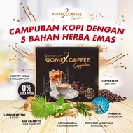 RomeX Coffee by Enduro Care / Kopi untuk Lelaki / Tongkat Ali, Maca, Ashwagandha, Prebiotic dan 0% G