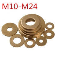 GB97 Copper Gasket Flat Gasket M10 Thick Brass Round Meson Metal Screw M12 Flat Gasket M14M16M18M20M