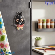 TYLER1 3/4PCS/SET 3D Rotatable Fridge Magnets, Plastic Cartoon Crayon Shin Chan Fridge Magnets, Crea
