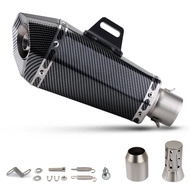 Motorcycle Exhaust Cone Hexagon Modify Universal 51MM Interface Escape Muffler R11 Sticker with DB K