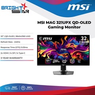 MSI MAG 321UPX QD-OLED 32" UHD 240Hz Flat Gaming Monitor