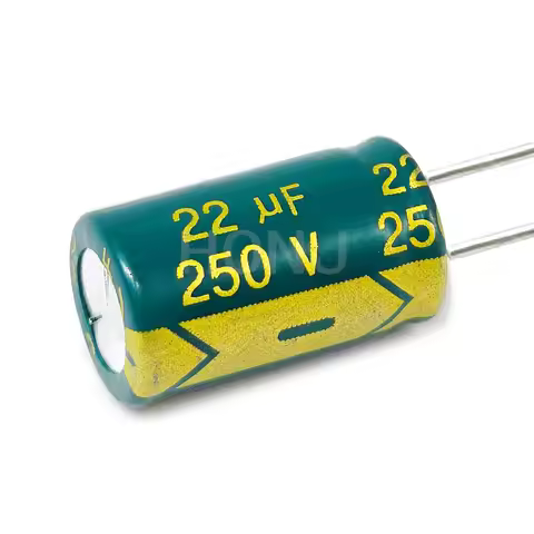 10PCS 250V22uf 10x17mm Aluminum Electrolytic Capacitor 22uf250v 250v 22uf 250V 22mf 250vdc 22MFD 250