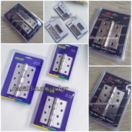 MULLER HOUSE DOOR HINGE 4 inch x 3" MULER 5" x 3" Stainless Hole/ 3 mm Thickness 7.6 cm x 10.2 cm 7.