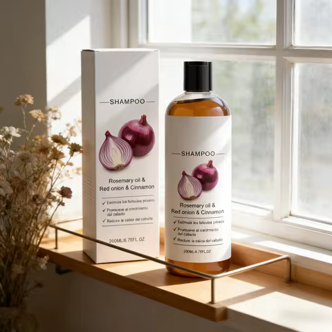 Red Onion Hair Growth Shampoo Against Hair Loss Products Strengthening Hair Follicle Lightweight Cin