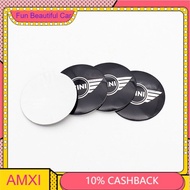 NEW 4Pcs 52/56mm Car Logo Emblem Wheel Center Rim Hub Caps Cover Stickers For BMW Mini Cooper R56 R5