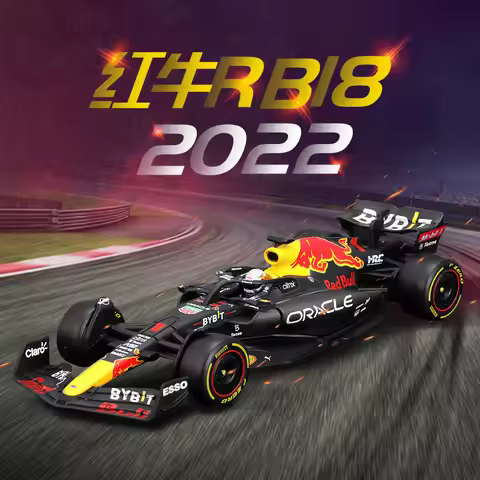Bburago Alloy Car Model For Collector Bburago1:43 Red Bull RB18F1 Formula Racing Alloy Car Model Orn